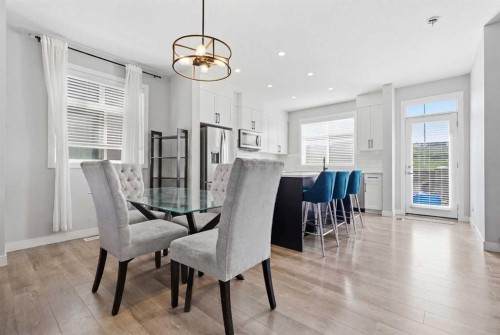 146 Sage Meadows Gardens Nw, Calgary, AB - Indoor Photo Showing Dining Room