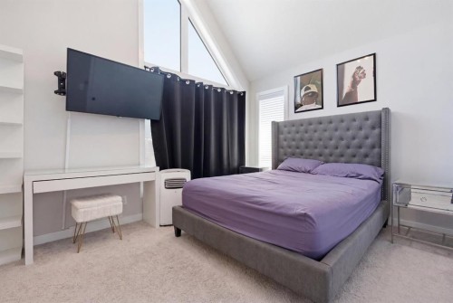 146 Sage Meadows Gardens Nw, Calgary, AB - Indoor Photo Showing Bedroom