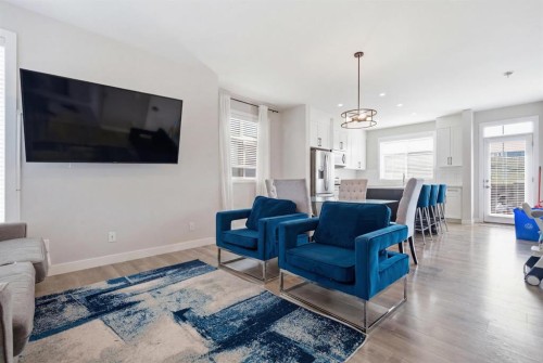 146 Sage Meadows Gardens Nw, Calgary, AB - Indoor Photo Showing Living Room