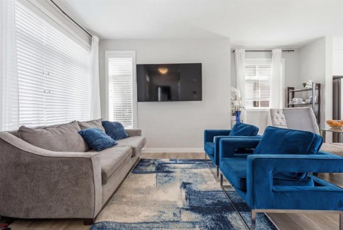 146 Sage Meadows Gardens Nw, Calgary, AB - Indoor Photo Showing Living Room