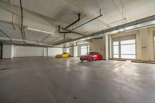 2407-1188 3Rd Street Se, Calgary, AB - Indoor Photo Showing Garage