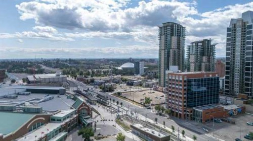 2407-1188 3Rd Street Se, Calgary, AB - Outdoor With View