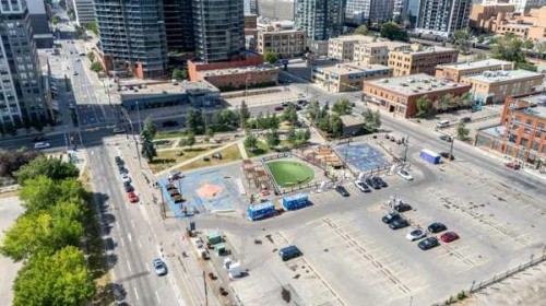 2407-1188 3Rd Street Se, Calgary, AB - Outdoor With View
