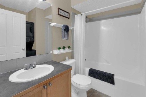 411-140 Sagewood Boulevard Sw, Airdrie, AB - Indoor Photo Showing Bathroom