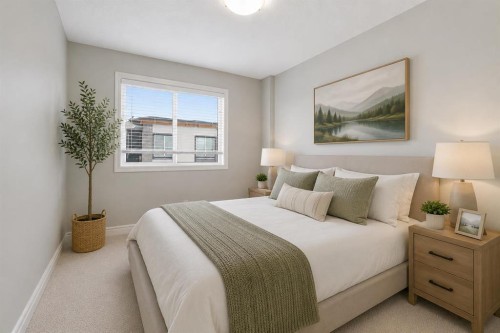 580 Savanna Boulevard, Calgary, AB - Indoor Photo Showing Bedroom