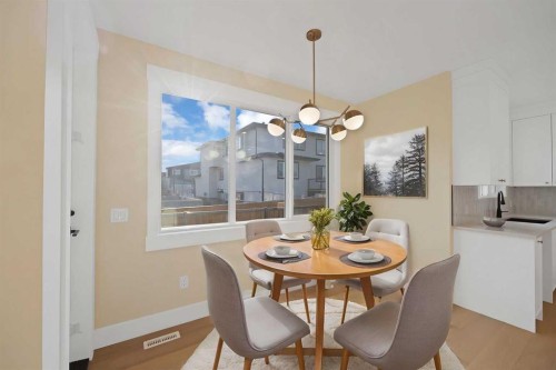 506 Waterford Rise, Chestermere, AB - Indoor Photo Showing Dining Room