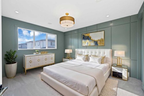 506 Waterford Rise, Chestermere, AB - Indoor Photo Showing Bedroom