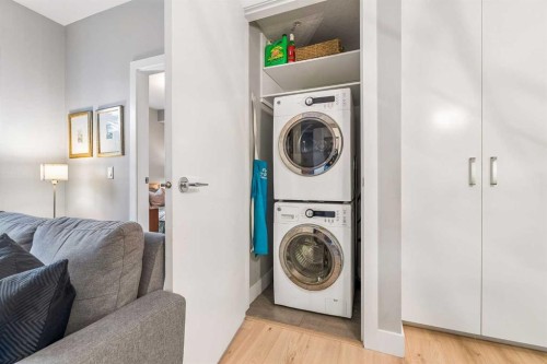210-1521 26 Avenue Sw, Calgary, AB - Indoor Photo Showing Laundry Room