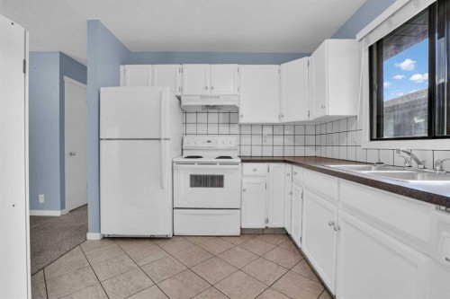 6 Jensen Crescent Ne, Airdrie, AB - Indoor Photo Showing Kitchen With Double Sink