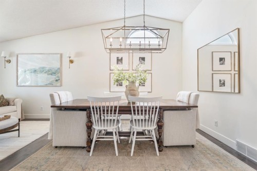 36 Sunvista Place Se, Calgary, AB - Indoor Photo Showing Dining Room