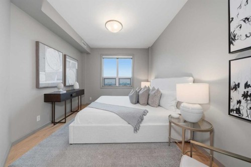 1808-210 15 Avenue Se, Calgary, AB - Indoor Photo Showing Bedroom