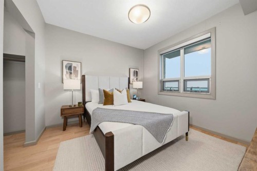1808-210 15 Avenue Se, Calgary, AB - Indoor Photo Showing Bedroom