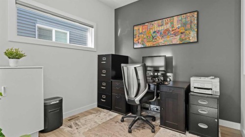 152 Threepoint Cove, Okotoks, AB - Indoor Photo Showing Office