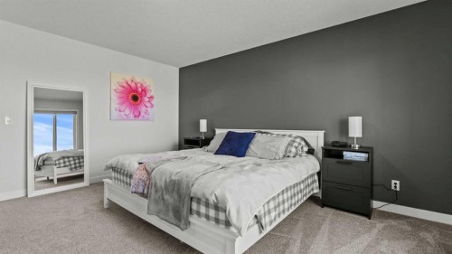 152 Threepoint Cove, Okotoks, AB - Indoor Photo Showing Bedroom