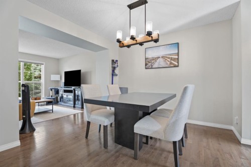 205 New Brighton Villas Se, Calgary, AB - Indoor Photo Showing Dining Room