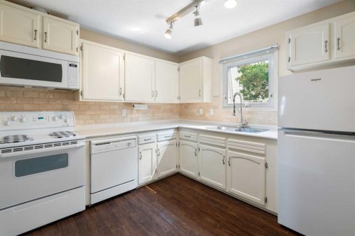 3032 32A Avenue Se, Calgary, AB - Indoor Photo Showing Kitchen With Double Sink