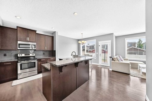29 Redstone Manor, Calgary, AB - Indoor Photo Showing Kitchen With Upgraded Kitchen