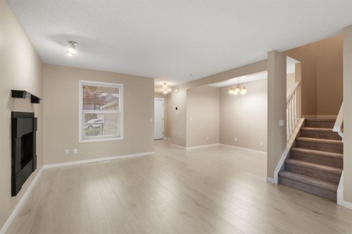 147-7707 Martha'S Haven Park Ne, Calgary, AB - Indoor With Fireplace