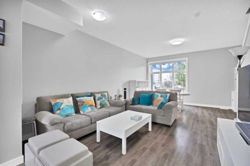 109 Skyview Parade Ne, Calgary, AB - Indoor Photo Showing Living Room