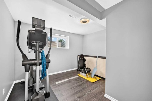 4932 Rundlehorn Drive Ne, Calgary, AB - Indoor Photo Showing Gym Room