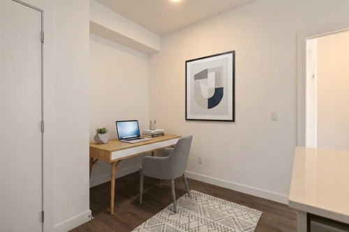 3201-6 Merganser Drive West, Chestermere, AB - Indoor Photo Showing Office