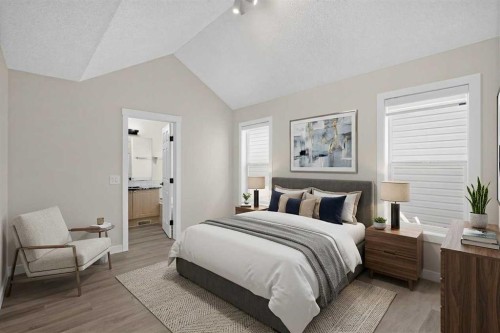 340 Copperfield Boulevard Se, Calgary, AB - Indoor Photo Showing Bedroom