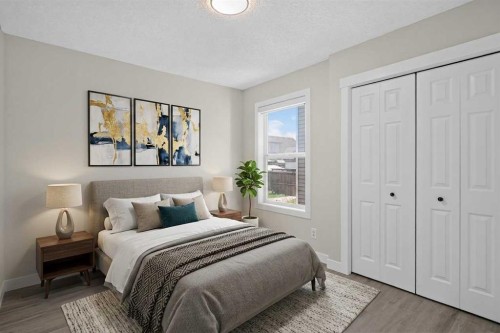 340 Copperfield Boulevard Se, Calgary, AB - Indoor Photo Showing Bedroom