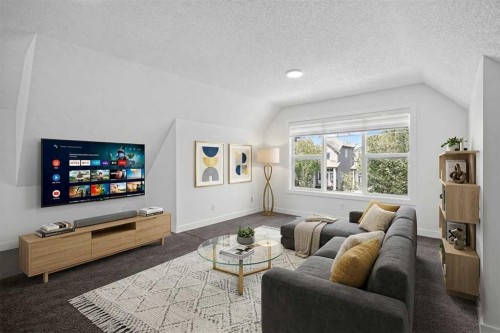 340 Copperfield Boulevard Se, Calgary, AB - Indoor Photo Showing Living Room