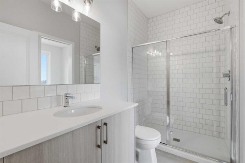 37 Rosemary Gardens Se, Calgary, AB - Indoor Photo Showing Bathroom