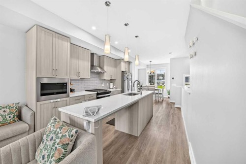 1213 Sage Hill Grove Nw, Calgary, AB - Indoor Photo Showing Kitchen With Upgraded Kitchen