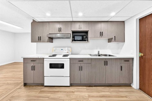 28 Whiteram Close Ne, Calgary, AB - Indoor Photo Showing Kitchen With Double Sink