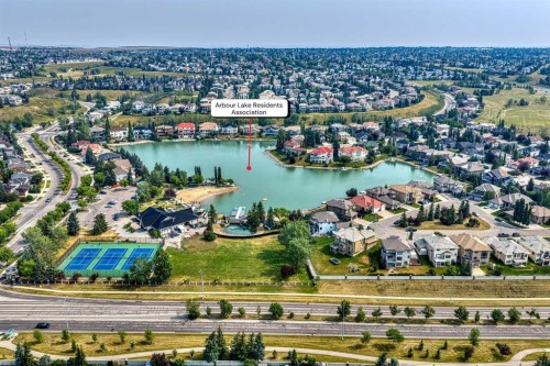 142 Arbour Meadows Close Nw, Calgary, AB - Outdoor With Body Of Water With View