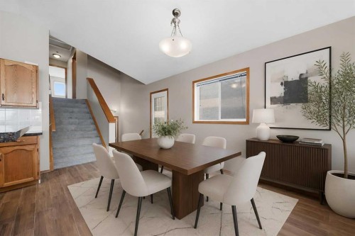 142 Arbour Meadows Close Nw, Calgary, AB - Indoor Photo Showing Dining Room