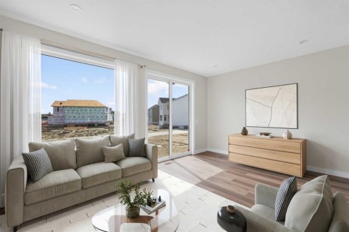 138 Starling Boulevard Nw, Calgary, AB - Indoor Photo Showing Living Room