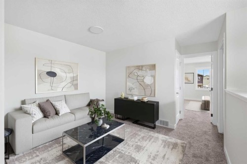 138 Starling Boulevard Nw, Calgary, AB - Indoor Photo Showing Living Room