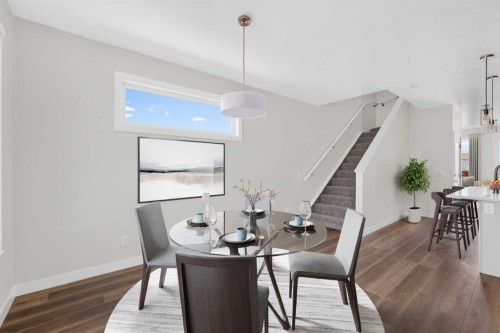 138 Starling Boulevard Nw, Calgary, AB - Indoor Photo Showing Dining Room