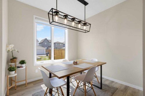 239 Vista Road, Crossfield, AB - Indoor Photo Showing Dining Room