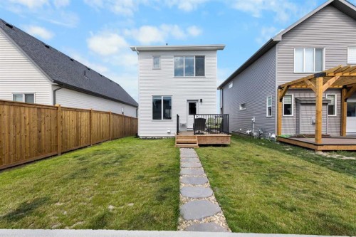 239 Vista Road, Crossfield, AB - Outdoor With Deck Patio Veranda With Exterior