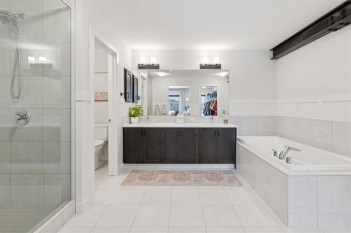 206 Riviera View, Cochrane, AB - Indoor Photo Showing Bathroom