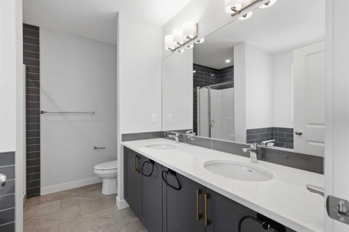 71 Belvedere Green Se, Calgary, AB - Indoor Photo Showing Bathroom