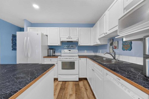 61 Somervale Point Sw, Calgary, AB - Indoor Photo Showing Kitchen With Double Sink