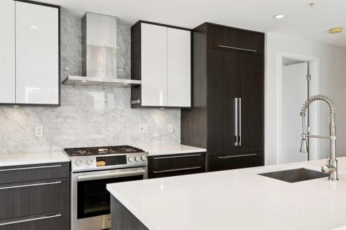602-930 16 Avenue Sw, Calgary, AB - Indoor Photo Showing Kitchen With Upgraded Kitchen