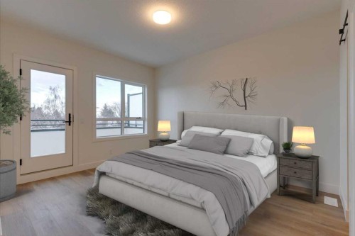 2122 7 Street Nw, Calgary, AB - Indoor Photo Showing Bedroom