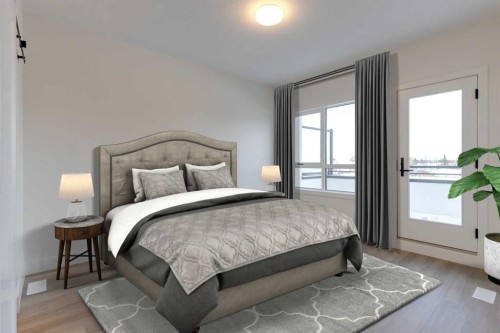 2122 7 Street Nw, Calgary, AB - Indoor Photo Showing Bedroom