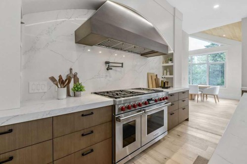 63 Pumpmeadow Crescent Sw, Calgary, AB - Indoor Photo Showing Kitchen With Upgraded Kitchen
