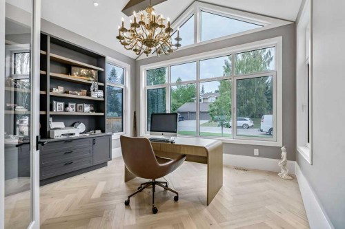 63 Pumpmeadow Crescent Sw, Calgary, AB - Indoor Photo Showing Office
