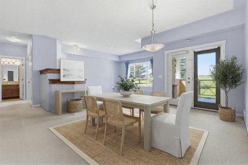 113-60 Sierra Morena Landing Sw, Calgary, AB - Indoor Photo Showing Dining Room