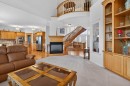 307 Hampstead Way Nw, Calgary, AB  - Indoor Photo Showing Living Room With Fireplace 