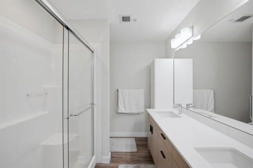 213-400 Auburn Meadows Common Se, Calgary, AB - Indoor Photo Showing Bathroom