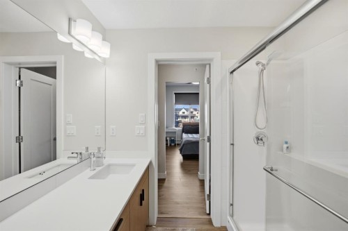 213-400 Auburn Meadows Common Se, Calgary, AB - Indoor Photo Showing Bathroom